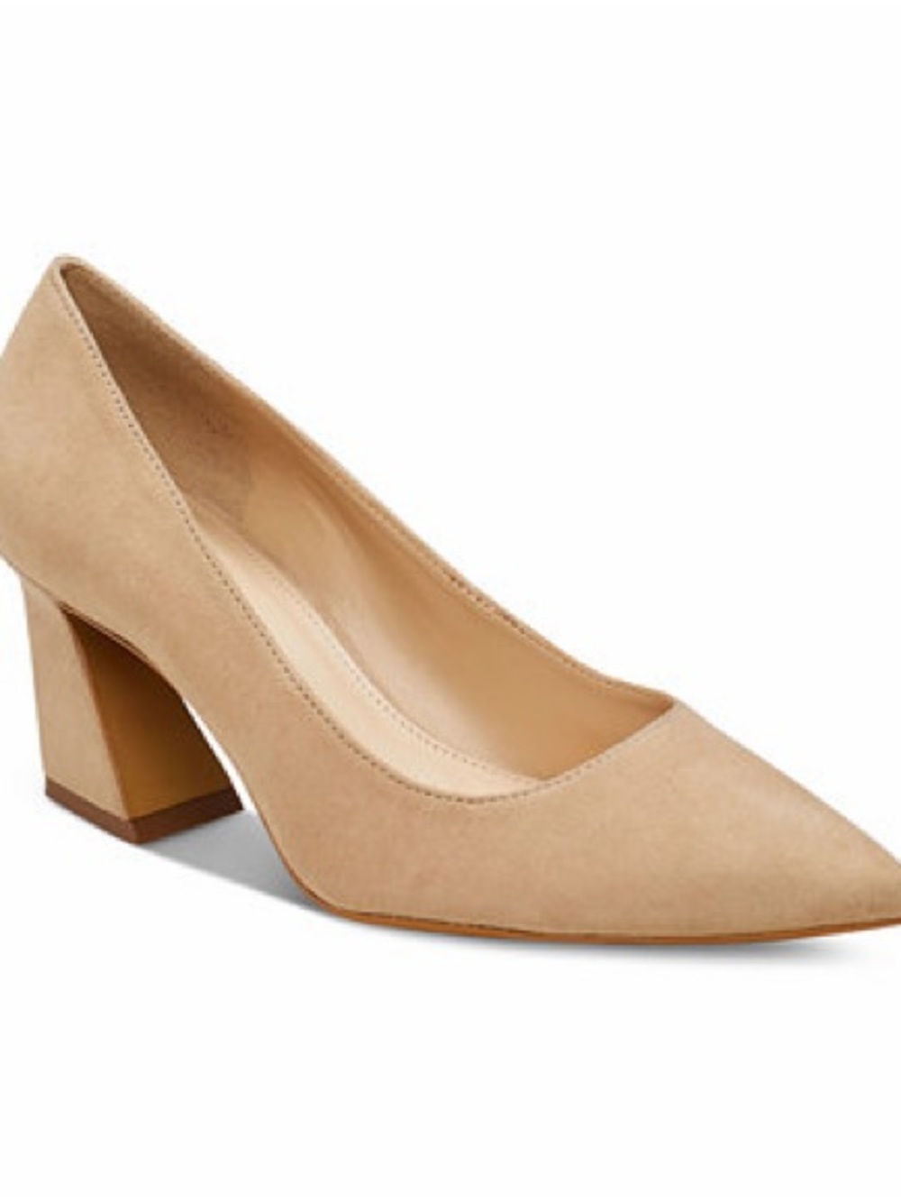 Vince Camuto Ableen Tan Suede Pumps – Size 8